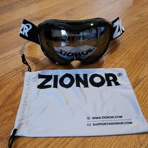 Zionor Ski Snow Snowboard Goggles Unisex Black